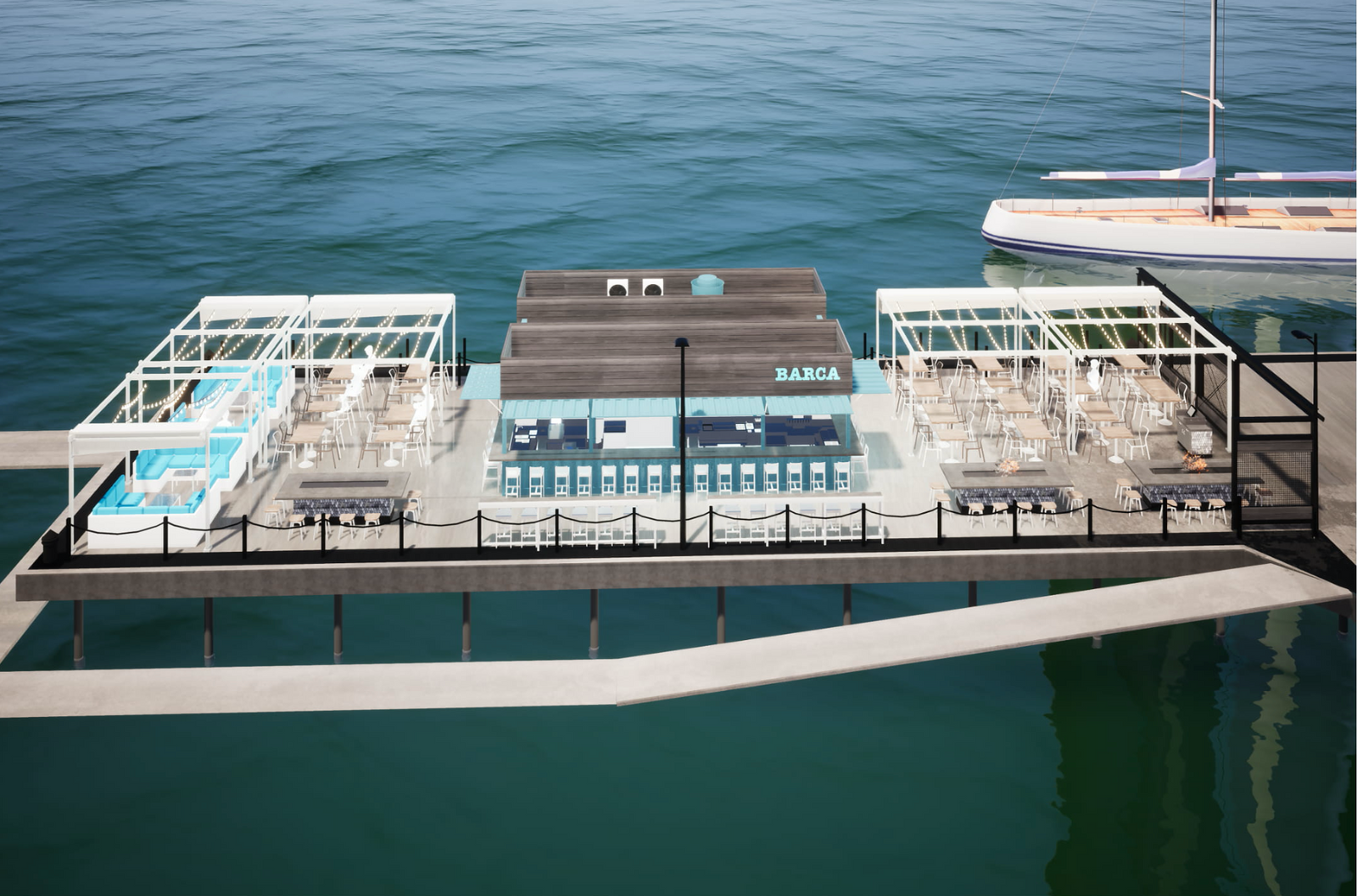 Barca Pier & Wine Bar Opening Spring 2021
